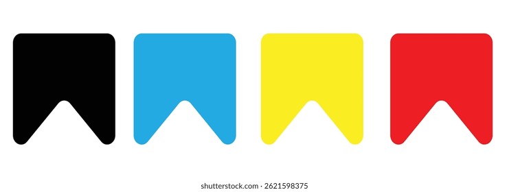 bookmarks for phone vector icon. bookmark for internet online views