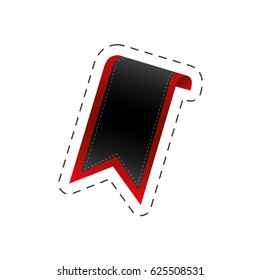 bookmarks ribbon element image