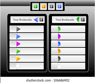 Bookmarks for site interface or phone