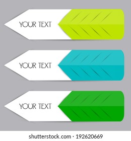 Bookmarks, stickers, labels, tag. Vector  illustration 