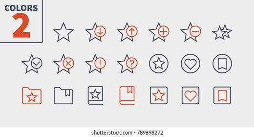 Bookmarks & Tags UI Pixel Perfect Well-crafted Vector Thin Line Icons 48x48 Ready for 24x24 Grid for Web Graphics and Apps with Editable Stroke. Simple Minimal Pictogram Part 2-3