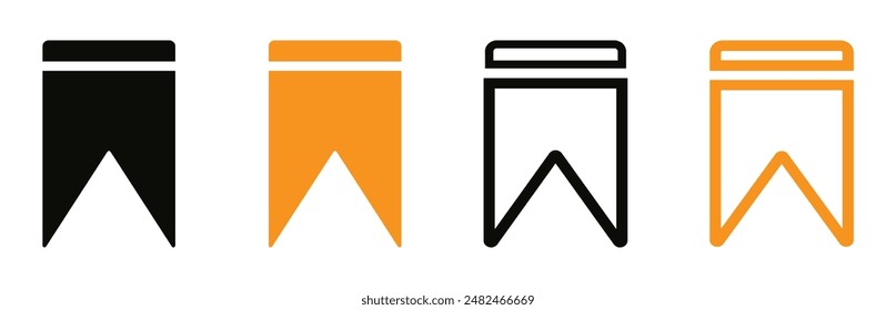 marcadores Vector gráfico iconos conjunto