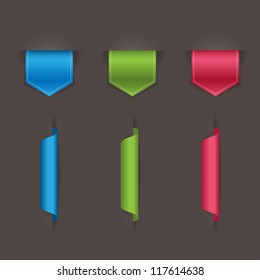 Bookmarks. Vector illustration