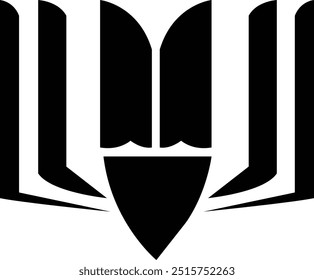 Design-Vektorgrafiken für Book-Pen-Logos 12