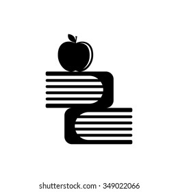 books with apple icon