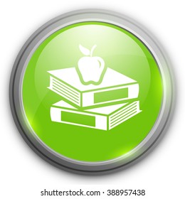 books with apple icon