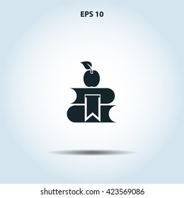 books with apple icon