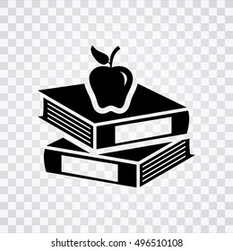 books with apple icon