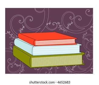 books Back to school vector