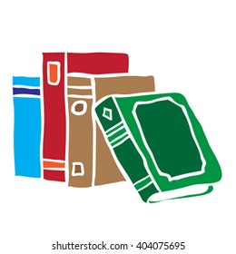 books cartoon