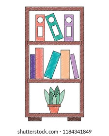 books case library icon