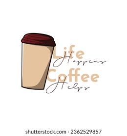 books and coffee t shirt design