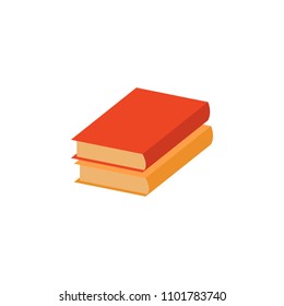 books colored icon. Element of school icon for mobile concept and web apps. Detailed books icon can be used for web and mobile. Simple icon on white background