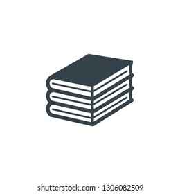 books concept logotype template design. Business logo icon shape. books simple logo illustration