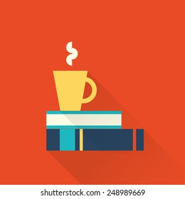 books with a cup