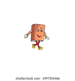 Libros adorables personajes. Libros escolares con diferentes emociones. Caricatura divertida. Ilustración vectorial aislada