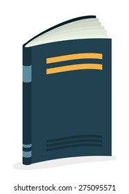 Books design over white background, vector illustration.