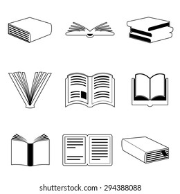 Books digital design, vector illustration eps 10.