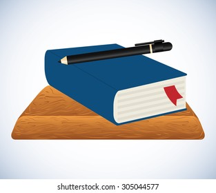 Books digital design, vector illustration 10 eps graphic