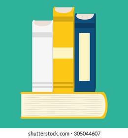 Books digital design, vector illustration 10 eps graphic