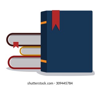 Books digital design, vector illustration eps 10.