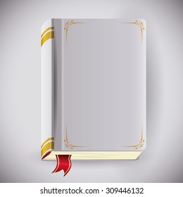 Books digital design, vector illustration eps 10.