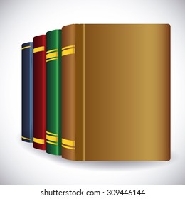 Books digital design, vector illustration eps 10.