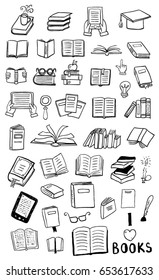 Books doodles
