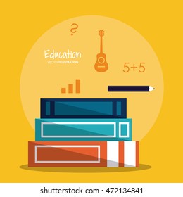 books education learning school icon. Colorful design. Vector illustration