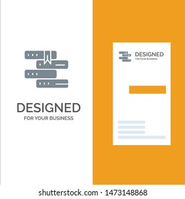 Books, Education, Library, Study Grey Logo Design and Business Card Template