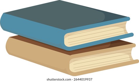 Books and E-reader Library Bookshelf Reading Graphic Illustration and Vector Elements