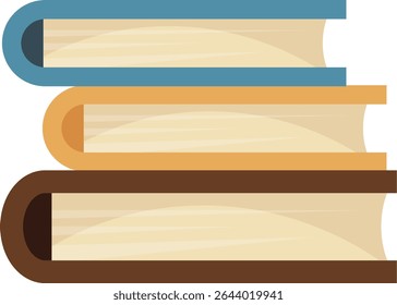 Books and E-reader Library Bookshelf Reading Graphic Illustration and Vector Elements