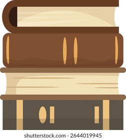 Books and E-reader Library Bookshelf Reading Graphic Illustration and Vector Elements