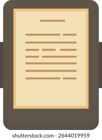 Books and E-reader Library Bookshelf Reading Graphic Illustration and Vector Elements