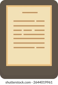 Books and E-reader Library Bookshelf Reading Graphic Illustration and Vector Elements