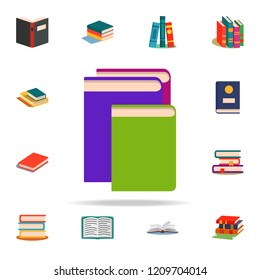 books flat icon. Book icons universal set for web and mobile