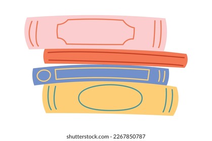 Books flat icon Reading literature. Vector illustration