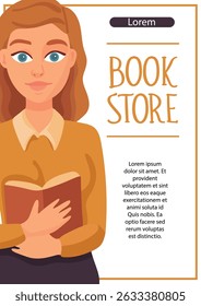 Volantes de libros. Clipart de Vector plano, ilustración con fondo aislado.