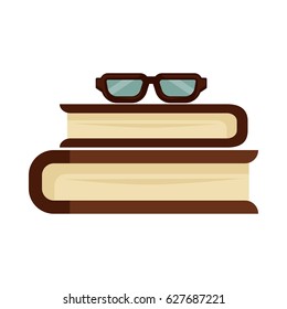 Books and glasses