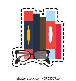 books and glasses icon image 