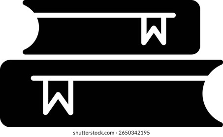 Books Glyph Vector Icon Design