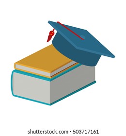 books and graduation cap