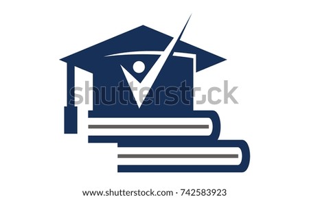 Books Graduation Cap