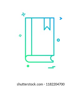 Books icon design vector