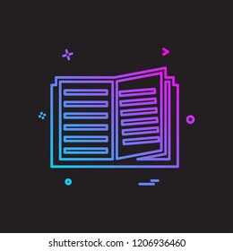 Books icon design vector