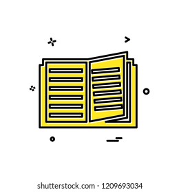 Books icon design vector