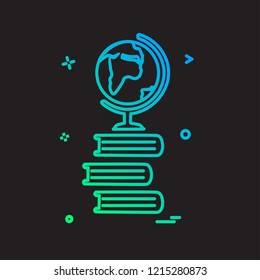 Books icon design vector