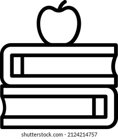 Books Icon, Education Icon, School Sign and Symbols. Suitable use for web app and pattern design.