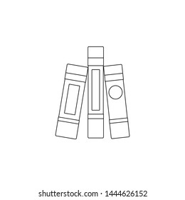 Books icon. Element of book for mobile concept and web apps icon. Outline, thin line icon for website design and development, app development