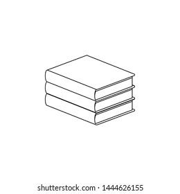Books icon. Element of book for mobile concept and web apps icon. Outline, thin line icon for website design and development, app development
